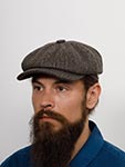 Кепка FREDRIKSON арт. 3192-673/51 (коричневый / серый)